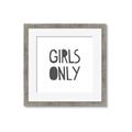 Picture of Girls Only _GroupedProduct_Square_Mini_ _GroupedProduct_Square_Framed_Matted_