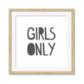 Picture of Girls Only _GroupedProduct_Square_Mini_ _GroupedProduct_Square_Framed_Matted_
