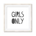 Picture of Girls Only _GroupedProduct_Square_Mini_ _GroupedProduct_Square_Framed_Matted_