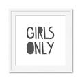 Picture of Girls Only _GroupedProduct_Square_Mini_ _GroupedProduct_Square_Framed_Matted_