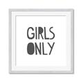 Picture of Girls Only _GroupedProduct_Square_Mini_ _GroupedProduct_Square_Framed_Matted_