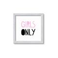Picture of Girls Only Pink _GroupedProduct_Square_Mini_ _GroupedProduct_Square_Framed_Matted_