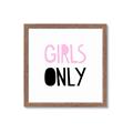 Picture of Girls Only Pink _GroupedProduct_Square_Mini_ _GroupedProduct_Square_Framed_Matted_