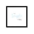 Picture of The Snuggle is Real Blue _GroupedProduct_Square_Mini_ _GroupedProduct_Square_Framed_Matted_