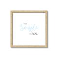 Picture of The Snuggle is Real Blue _GroupedProduct_Square_Mini_ _GroupedProduct_Square_Framed_Matted_
