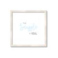 Picture of The Snuggle is Real Blue _GroupedProduct_Square_Mini_ _GroupedProduct_Square_Framed_Matted_