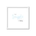 Picture of The Snuggle is Real Blue _GroupedProduct_Square_Mini_ _GroupedProduct_Square_Framed_Matted_