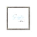 Picture of The Snuggle is Real Blue _GroupedProduct_Square_Mini_ _GroupedProduct_Square_Framed_Matted_