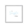 Picture of The Snuggle is Real Blue _GroupedProduct_Square_Mini_ _GroupedProduct_Square_Framed_Matted_