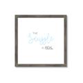 Picture of The Snuggle is Real Blue _GroupedProduct_Square_Mini_ _GroupedProduct_Square_Framed_Matted_