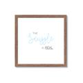 Picture of The Snuggle is Real Blue _GroupedProduct_Square_Mini_ _GroupedProduct_Square_Framed_Matted_