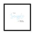 Picture of The Snuggle is Real Blue _GroupedProduct_Square_Mini_ _GroupedProduct_Square_Framed_Matted_
