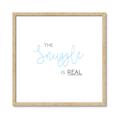 Picture of The Snuggle is Real Blue _GroupedProduct_Square_Mini_ _GroupedProduct_Square_Framed_Matted_