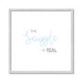 Picture of The Snuggle is Real Blue _GroupedProduct_Square_Mini_ _GroupedProduct_Square_Framed_Matted_