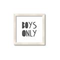Picture of Boys Only  _GroupedProduct_Square_Mini_ _GroupedProduct_Square_Framed_Matted_