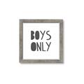 Picture of Boys Only  _GroupedProduct_Square_Mini_ _GroupedProduct_Square_Framed_Matted_