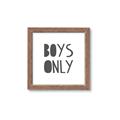Picture of Boys Only  _GroupedProduct_Square_Mini_ _GroupedProduct_Square_Framed_Matted_