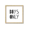 Picture of Boys Only  _GroupedProduct_Square_Mini_ _GroupedProduct_Square_Framed_Matted_