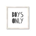Picture of Boys Only  _GroupedProduct_Square_Mini_ _GroupedProduct_Square_Framed_Matted_
