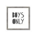 Picture of Boys Only  _GroupedProduct_Square_Mini_ _GroupedProduct_Square_Framed_Matted_