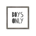 Picture of Boys Only  _GroupedProduct_Square_Mini_ _GroupedProduct_Square_Framed_Matted_