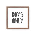 Picture of Boys Only  _GroupedProduct_Square_Mini_ _GroupedProduct_Square_Framed_Matted_