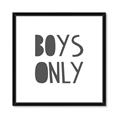 Picture of Boys Only  _GroupedProduct_Square_Mini_ _GroupedProduct_Square_Framed_Matted_