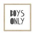 Picture of Boys Only  _GroupedProduct_Square_Mini_ _GroupedProduct_Square_Framed_Matted_