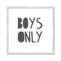 Picture of Boys Only  _GroupedProduct_Square_Mini_ _GroupedProduct_Square_Framed_Matted_