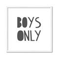 Picture of Boys Only  _GroupedProduct_Square_Mini_ _GroupedProduct_Square_Framed_Matted_