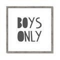 Picture of Boys Only  _GroupedProduct_Square_Mini_ _GroupedProduct_Square_Framed_Matted_