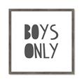 Picture of Boys Only  _GroupedProduct_Square_Mini_ _GroupedProduct_Square_Framed_Matted_