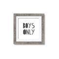 Picture of Boys Only  _GroupedProduct_Square_Mini_ _GroupedProduct_Square_Framed_Matted_