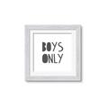 Picture of Boys Only  _GroupedProduct_Square_Mini_ _GroupedProduct_Square_Framed_Matted_