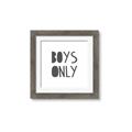 Picture of Boys Only  _GroupedProduct_Square_Mini_ _GroupedProduct_Square_Framed_Matted_
