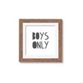 Picture of Boys Only  _GroupedProduct_Square_Mini_ _GroupedProduct_Square_Framed_Matted_