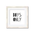 Picture of Boys Only  _GroupedProduct_Square_Mini_ _GroupedProduct_Square_Framed_Matted_