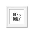 Picture of Boys Only  _GroupedProduct_Square_Mini_ _GroupedProduct_Square_Framed_Matted_