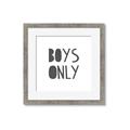 Picture of Boys Only  _GroupedProduct_Square_Mini_ _GroupedProduct_Square_Framed_Matted_