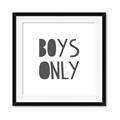 Picture of Boys Only  _GroupedProduct_Square_Mini_ _GroupedProduct_Square_Framed_Matted_
