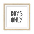 Picture of Boys Only  _GroupedProduct_Square_Mini_ _GroupedProduct_Square_Framed_Matted_