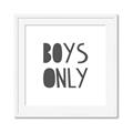 Picture of Boys Only  _GroupedProduct_Square_Mini_ _GroupedProduct_Square_Framed_Matted_