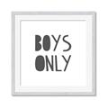 Picture of Boys Only  _GroupedProduct_Square_Mini_ _GroupedProduct_Square_Framed_Matted_