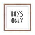 Picture of Boys Only  _GroupedProduct_Square_Mini_ _GroupedProduct_Square_Framed_Matted_