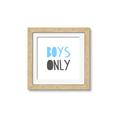 Picture of Boys Only Blue _GroupedProduct_Square_Mini_ _GroupedProduct_Square_Framed_Matted_