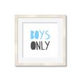 Picture of Boys Only Blue _GroupedProduct_Square_Mini_ _GroupedProduct_Square_Framed_Matted_