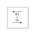 Picture of Wild & Free _GroupedProduct_Square_Mini_ _GroupedProduct_Square_Framed_Matted_