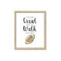 Picture of Crawl Walk Football _GroupedProduct_Rectangle_Portrait_Mini_ _GroupedProduct_Rectangle_Portrait_Framed_Matted_