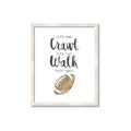 Picture of Crawl Walk Football _GroupedProduct_Rectangle_Portrait_Mini_ _GroupedProduct_Rectangle_Portrait_Framed_Matted_