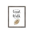Picture of Crawl Walk Football _GroupedProduct_Rectangle_Portrait_Mini_ _GroupedProduct_Rectangle_Portrait_Framed_Matted_